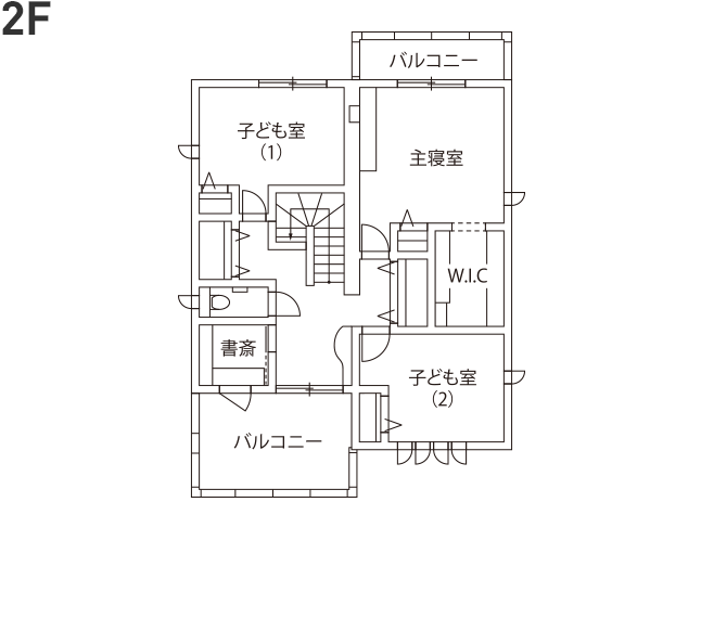 2階の間取り