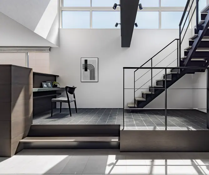 小上がりに設けた書斎