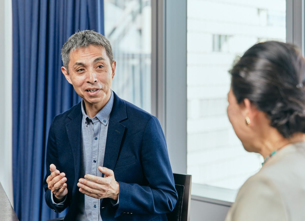 リードタウンは住みやすさが年々進化すると語る山下氏