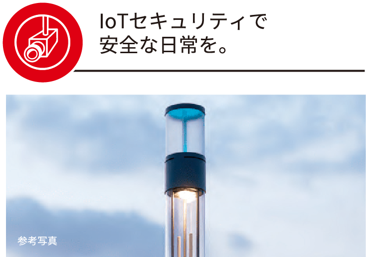 IoTセキュリティで安全な日常を。