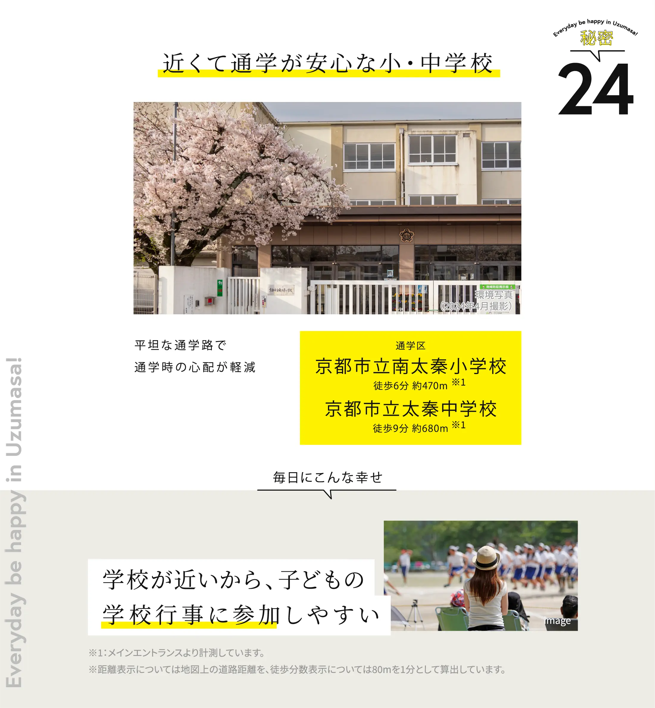 通学安心の近さ