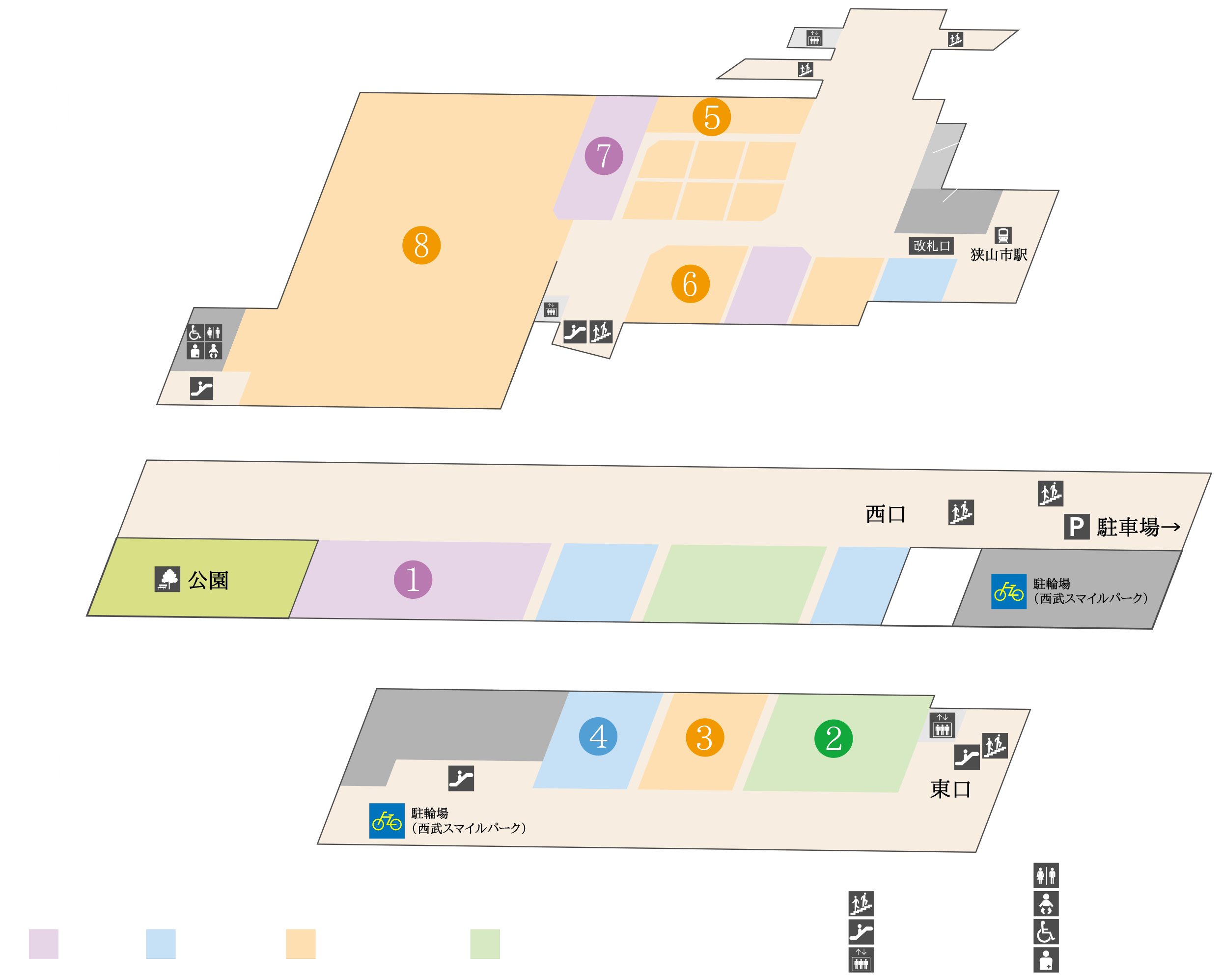 エミオ狭山市フロア概念図