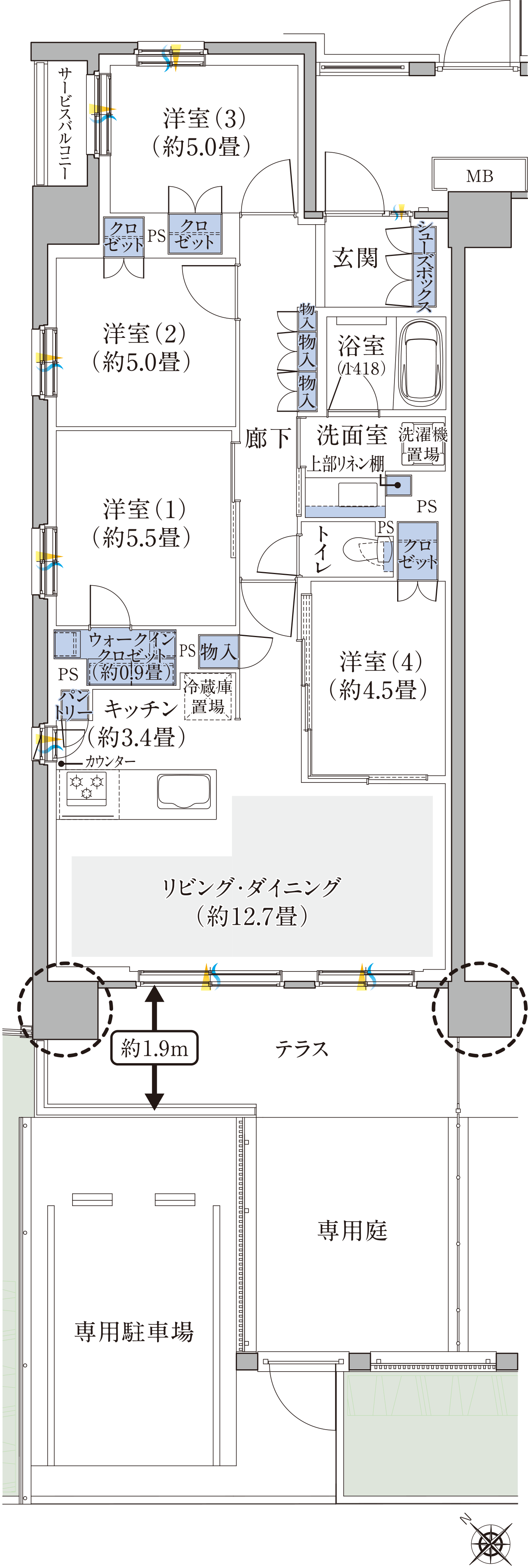 AgTYPE 間取り図