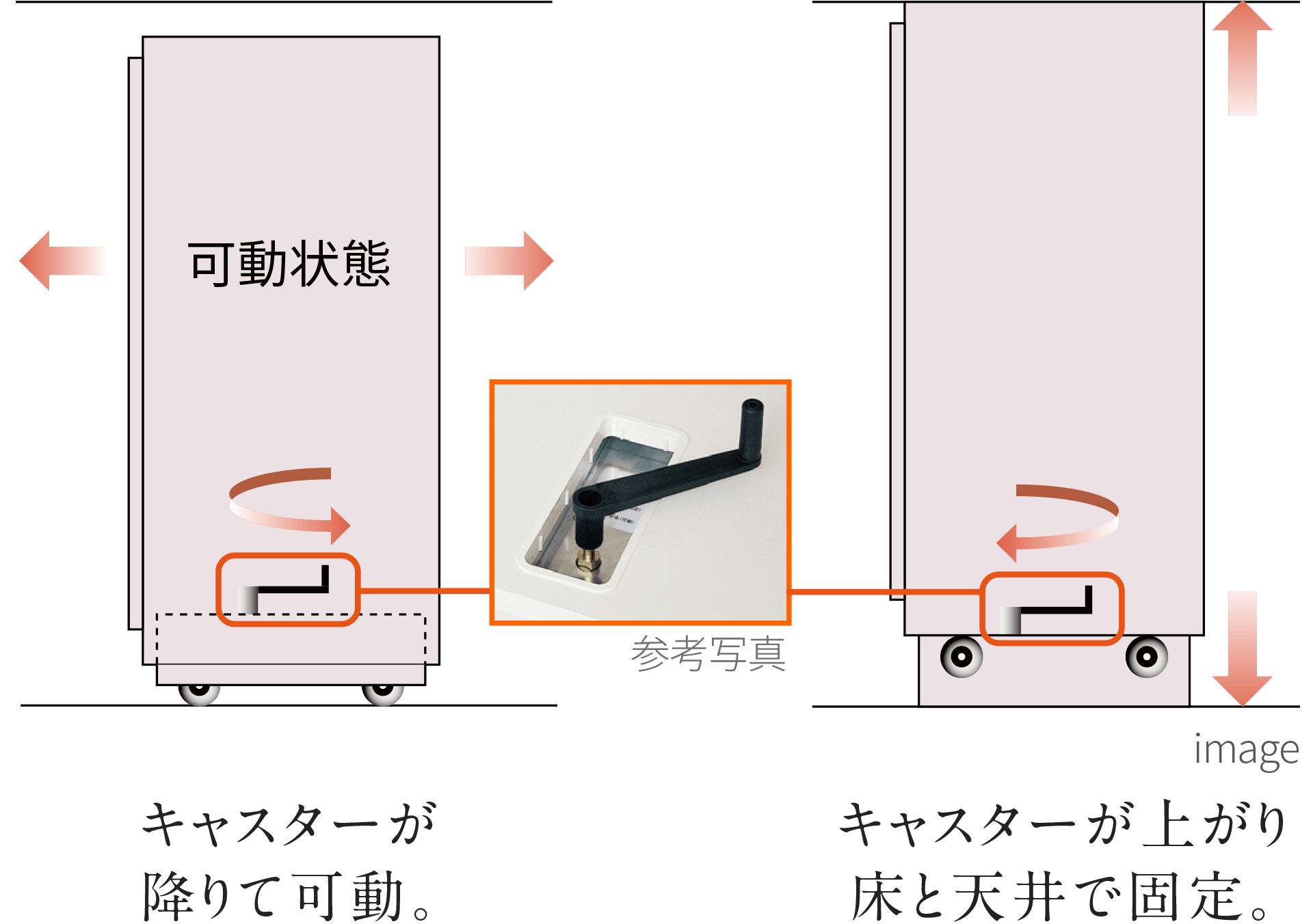 可動で選択肢が広がる！お部屋の使い方