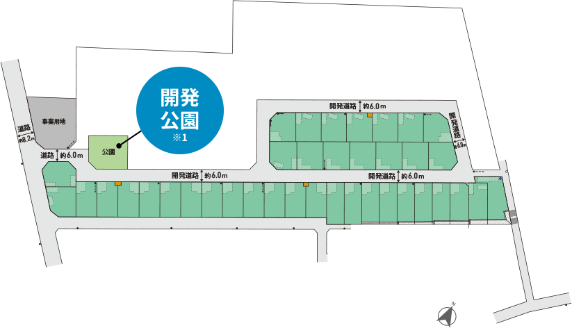 新鎌ケ谷リードタウン全体区画図